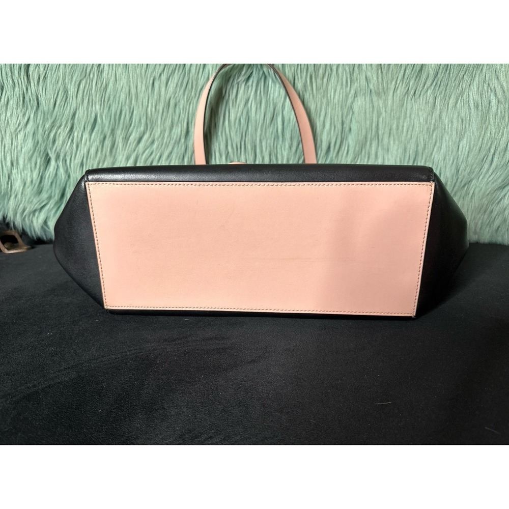 Kate Spade Magnolia Street Tote Bag Large Black Zip Close Leather CLEAN - Picture 10 of 11